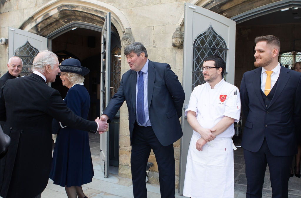 His Majesty King Charles III and Queen Camilla Open York Minster Refectory